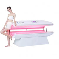 Red Light Therapy Capsule Built for Full-Body Wellness, 600W Medical-Grade LEDs, Touchscreen Control, Clamshell
