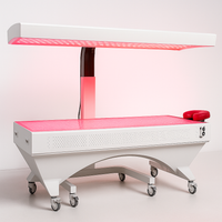 Red Light Therapy Bed Engineered for Full-Body Treatment, Medical-Grade LEDs, Height-Adjustable Canopy, Professional Results