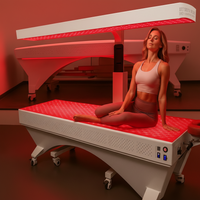 Red Light Therapy Bed Engineered for Full-Body Treatment, Medical-Grade LEDs, Height-Adjustable Canopy, Professional Results
