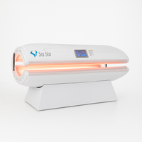 Red Light Therapy Capsule Built for Full-Body Wellness, 600W Medical-Grade LEDs, Touchscreen Control, Clamshell
