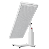 Red Light Therapy Panel Designed for Full-Body Treatment, 660nm-850nm Wavelengths, Mobile Design, Digital Controls
